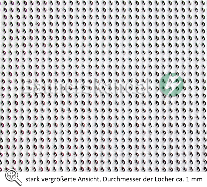 Mesh PVC Gitternetzplane mit Brandschutzzertifizierung (B1)