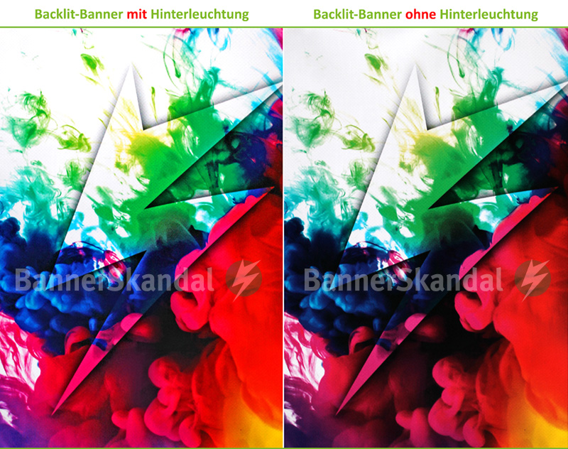 Backlit PVC zur Hinterleuchtung mit Brandschutzzertifizierung (B1)