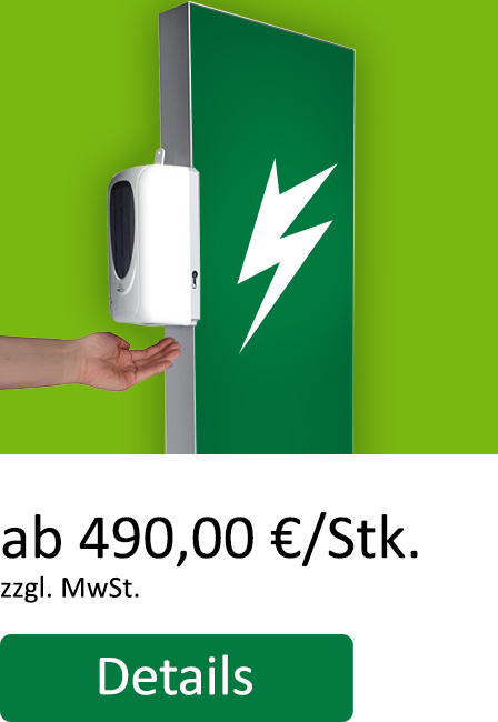 esinfektionsspender oder ohne LED ab 344,00 € pro Stk.